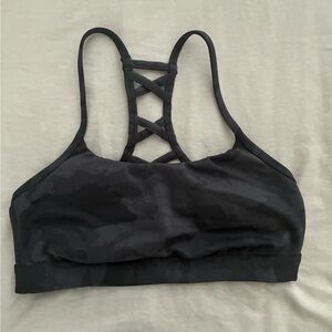All in Motion Black Camo Sports Bra